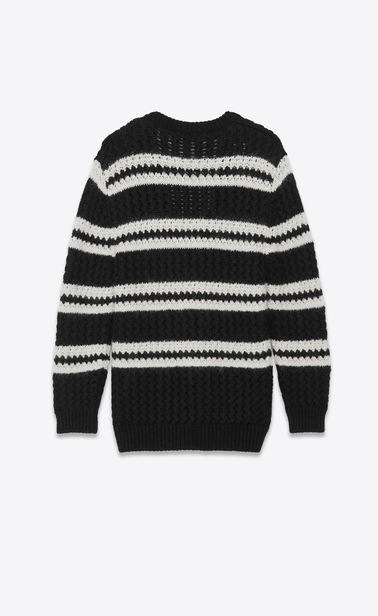 openwork alpaca cardigan